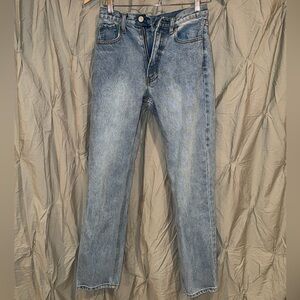 Brandy Melville Blue Denim Straight Leg Jeans